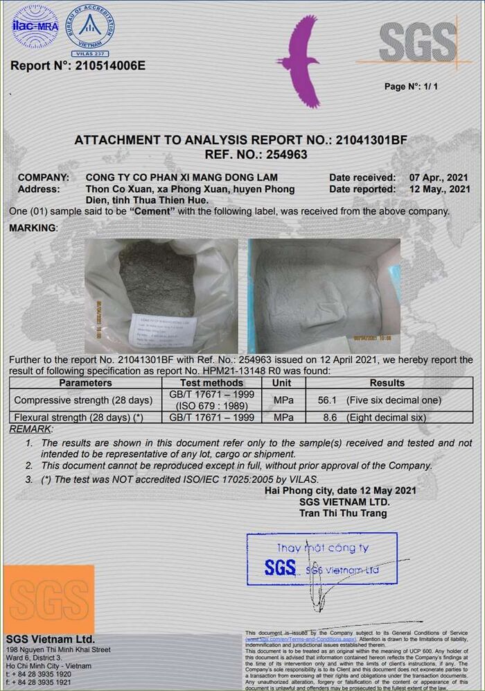 Thị trường Mỹ — Bulk Cement ASTM Type II